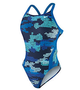 NIKE SWIM Techno Camo Fast Back Tank