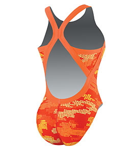 NIKE SWIM Techno Camo Fast Back Tank