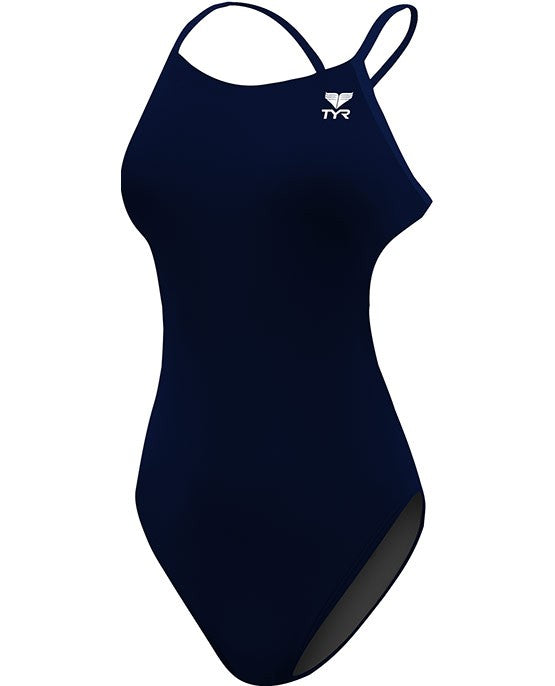 TYR Durafast Elite Solids Cutoutfit Youth