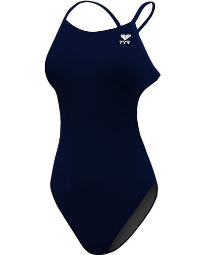 TYR Durafast Elite Solids Cutoutfit Youth