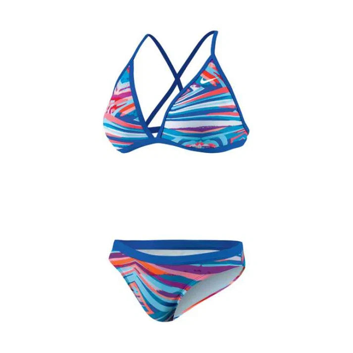 NIKE SWIM Rio Geo Convertible Halter 2PC