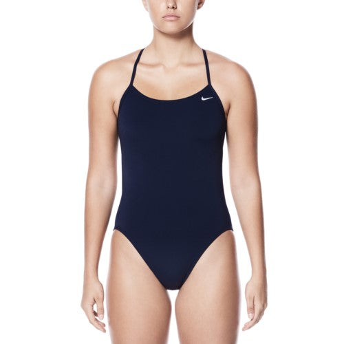 NIKE SWIM Poly Core Solid Female Cut Out Tank