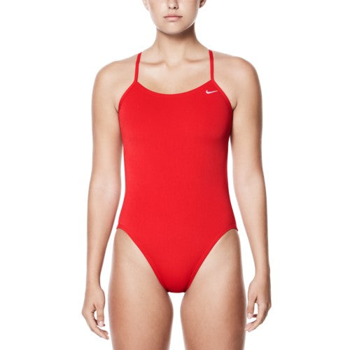 NIKE Poly Solids Women Swim Performance Cut Out One Piece