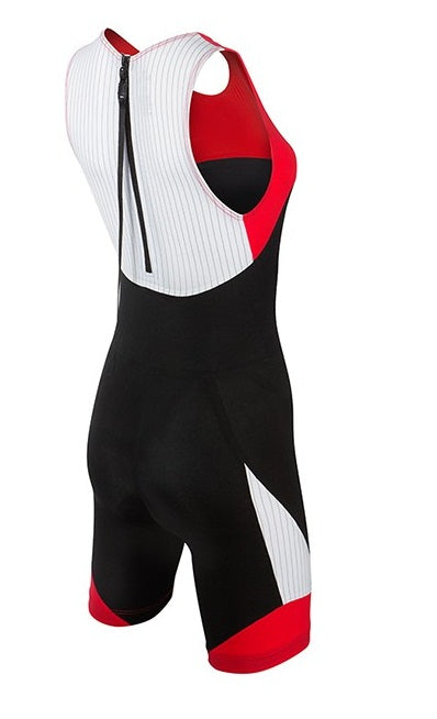 TYR Women\'s Carbon Zipper Back Short John w Pad