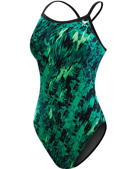 TYR Women&#39;s Glisade Cutoutfit Swimsuit Adult