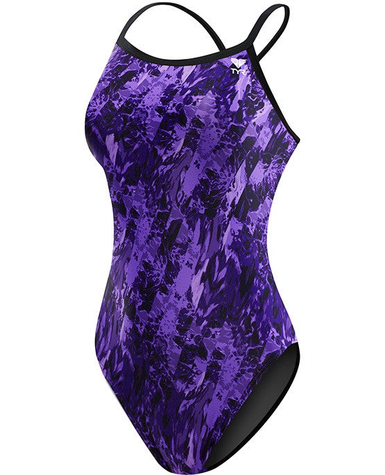 TYR Girls' Glisade Cutoutfit Swimsuit Youth