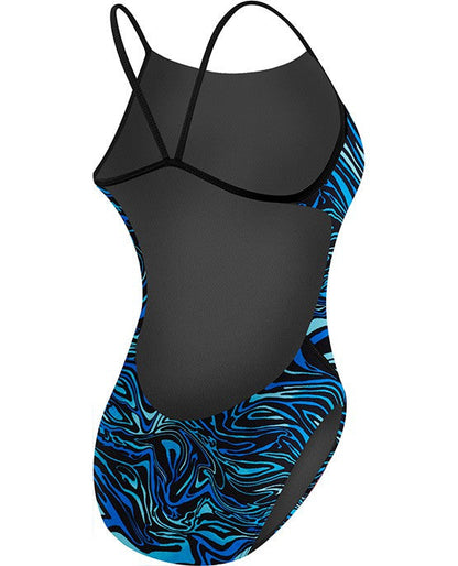 TYR Girls' Heat Wave Cutoutfit Swimsuit- Youth