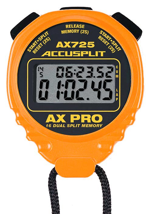 ACCUSPLIT AX725 Dual Line 16 Pro Memory Stopwatch( 7 color available)