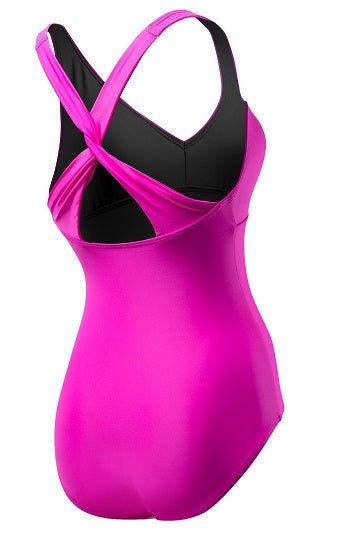 TYR Women&#39;s Solid Halter Twist Controlfit Swimsuit - Adult