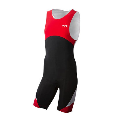 TYR Men&#39;s Carbon Zipper Back Short John w Pad