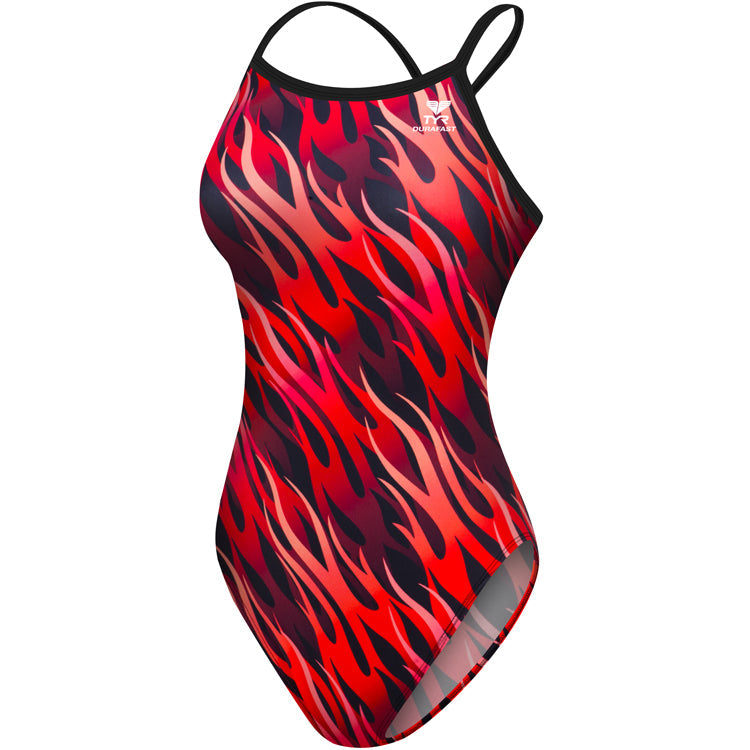 TYR Girls\' Durafast Elite Inferno Crossfit - Youth