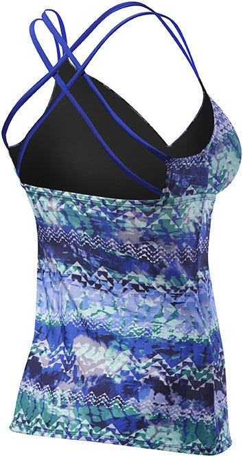 TYR Women\'s Emerald Lake Cascade Cross Tankini