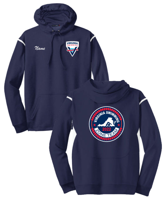 Virginia Swimming Champion Hooded Pullover Sweatshirt