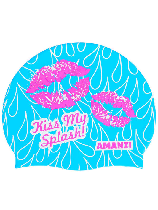 AMANZI Kiss My Splash Silicone Swim Cap