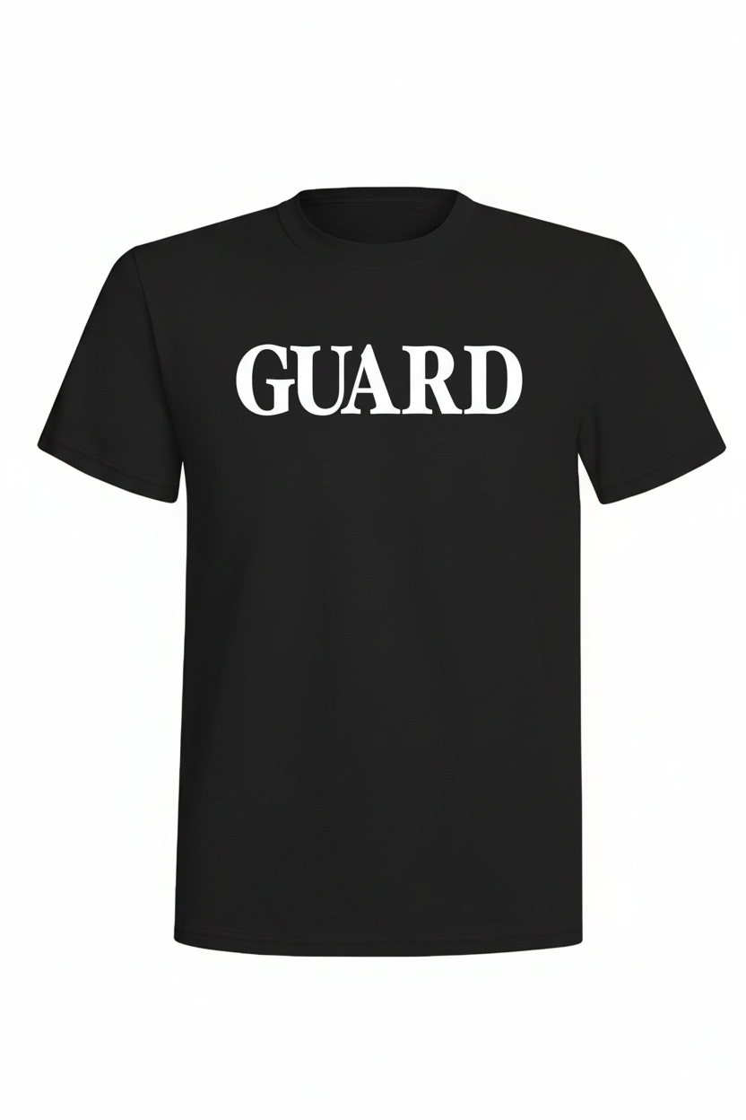 Black guard t-shirt