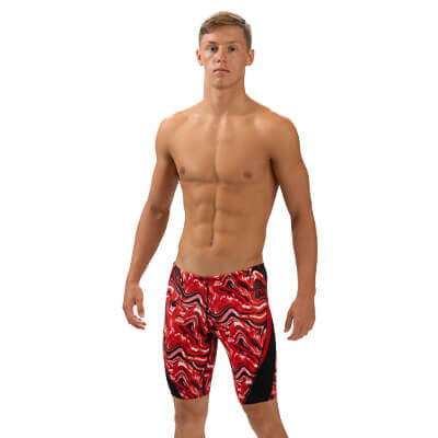 Dolfin Reliance Men's Blaze Color Block Swim Jammer
