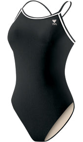 TYR Durafast Female Diamondback w Striping - Youth