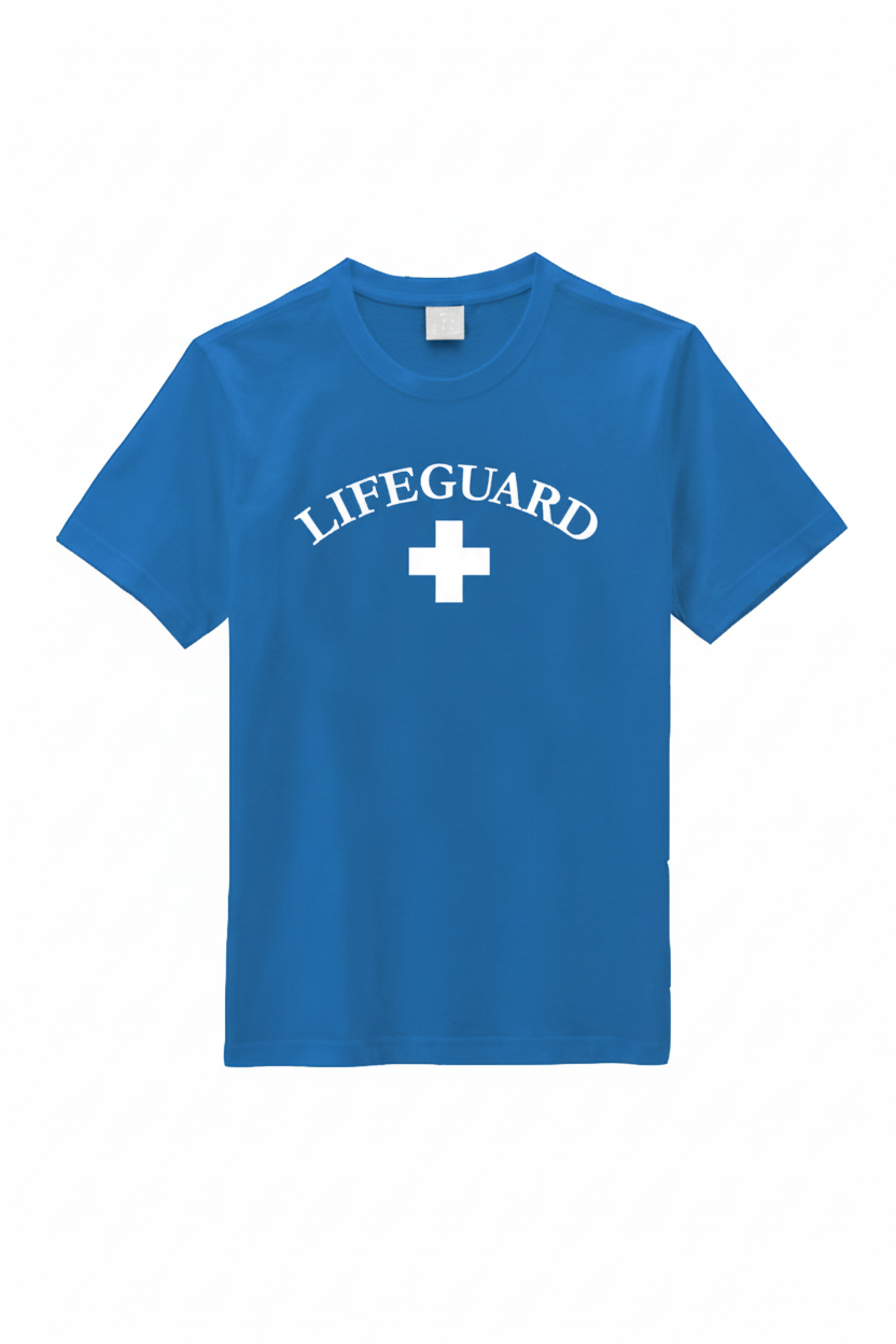 Blue lifeguard t-shirt