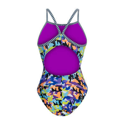 DOLFIN Women&#39;s Uglies Delta V-Back One Piece Swimsuit