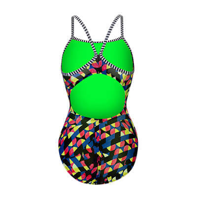 DOLFIN Women\'s Uglies Gamescape V-Back One Piece Swimsuit