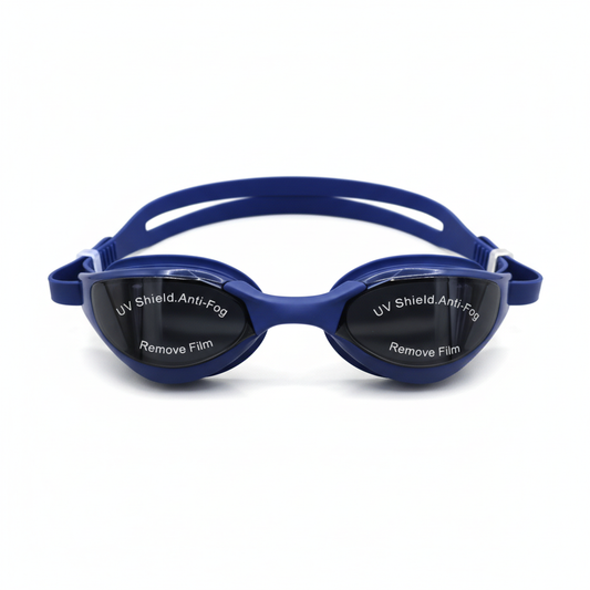 Enhanced Navy Blue Swim Goggles
