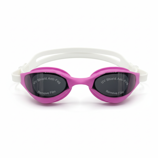 Enhanced Pink Swim Goggles