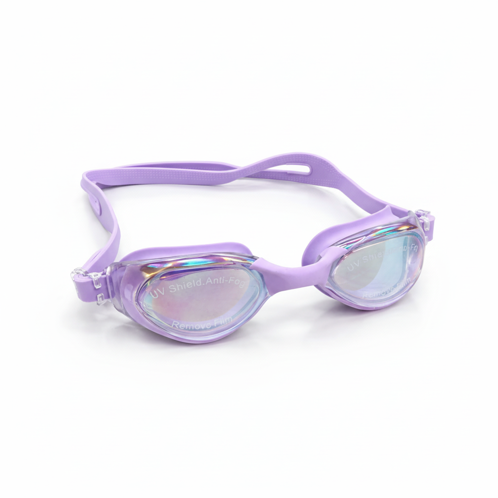 Enhanced Purple Swim Goggles