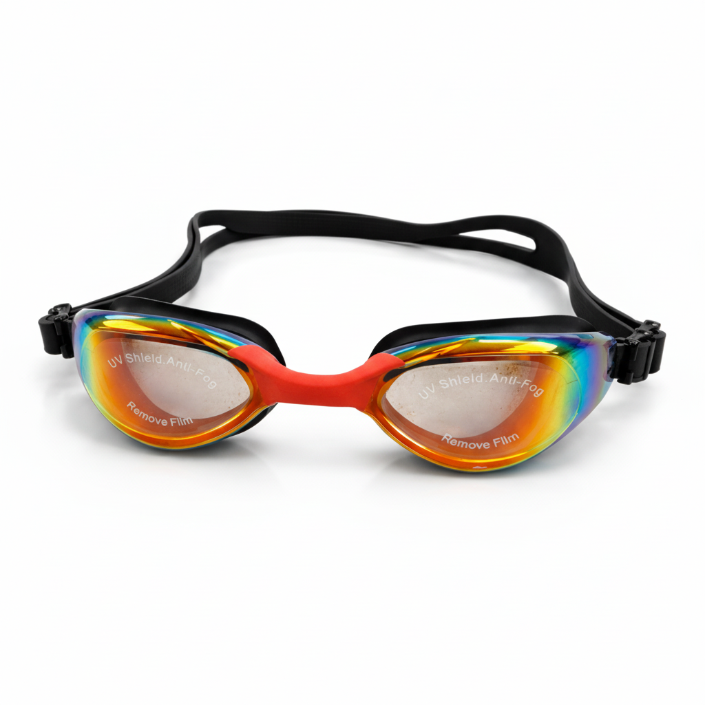 Enhanced Rainbow Swim Goggles