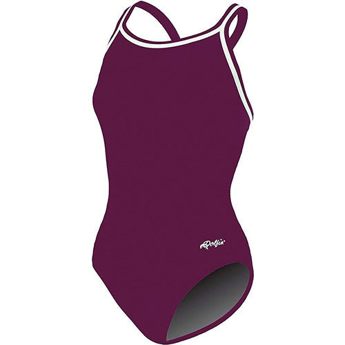 Dolfin women\'s poly team solid chloroban womens dbx back One Piece Swimsuit (Copy)
