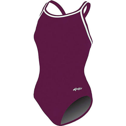 Dolfin women\'s poly team solid chloroban womens dbx back One Piece Swimsuit (Copy)