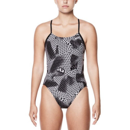 Nike Women's Nova Spark Cut Out Performance One Piece Swimsuit