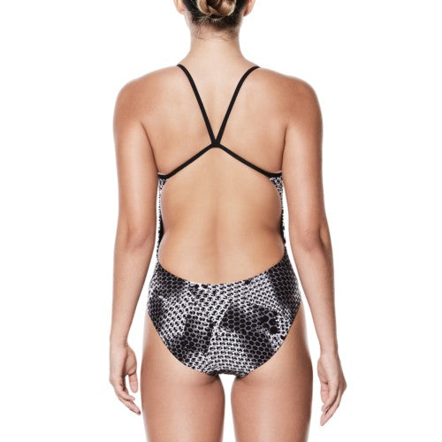 Nike Women's Nova Spark Cut Out Performance One Piece Swimsuit