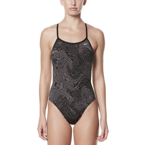 NIKE Geo Alloy Modern Cut Out One Piece