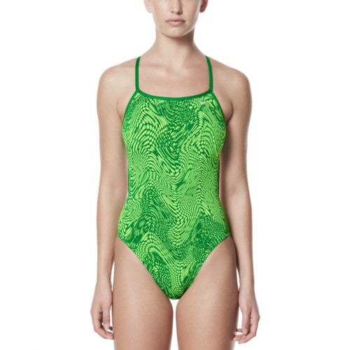 NIKE Geo Alloy Modern Cut Out One Piece