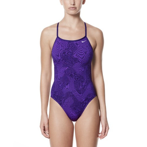 NIKE Geo Alloy Modern Cut Out One Piece
