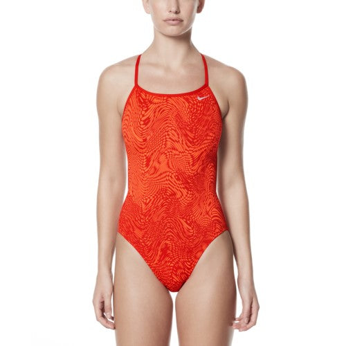 NIKE Geo Alloy Modern Cut Out One Piece