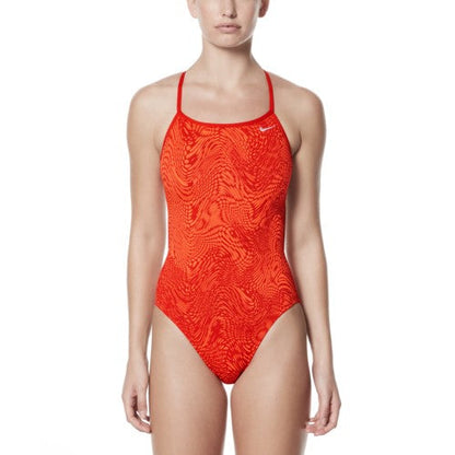 NIKE Geo Alloy Modern Cut Out One Piece
