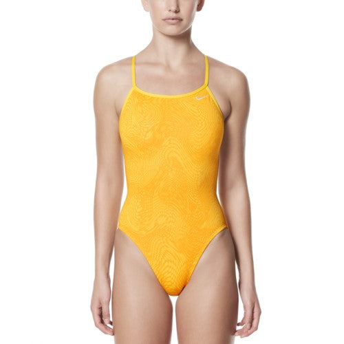 NIKE Geo Alloy Modern Cut Out One Piece