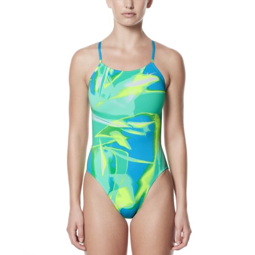NIKE Rule Beam Women Swim Performance Cut Out One Piece