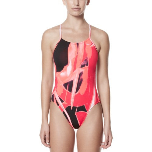 NIKE Rule Beam Women Swim Performance Cut Out One Piece