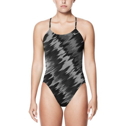 NIKE Immiscible Women Swim Performance Cut Out One Piece