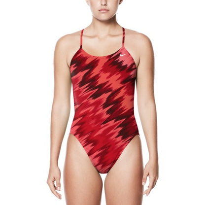 NIKE Immiscible Women Swim Performance Cut Out One Piece