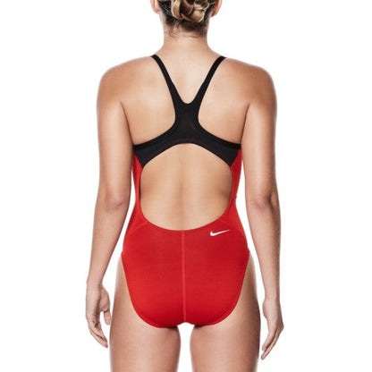 Nike Swim Womens Guard Power Back One Piece  Swimsuit