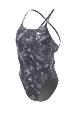 NIKE Women's Hydrastrong Lace Up Tie Back One Piece (8 prints)