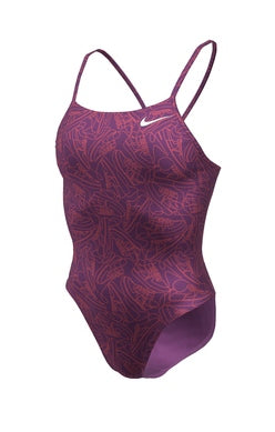 Nike Hydrastrong Multi Print Cutout One Piece