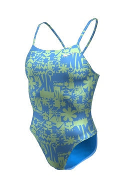 Nike Hydrastrong Multi Print Cutout One Piece