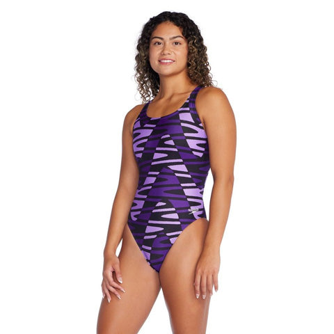 Speedo Eco Pro LT Disco Boom Super Pro Back One Piece Swimsuit