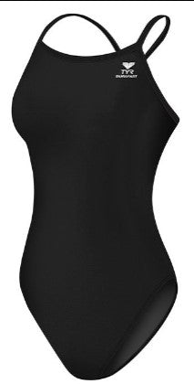 SCARLET WAVE_TYR Durafast Elite Solid Diamondfit Swimsuit Youth