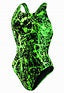 SPEEDO Female Splatter Splash Super Pro Back - Youth