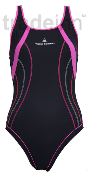 Aqua Sphere Active Swim Vitality Female Power Back Swimsuit S